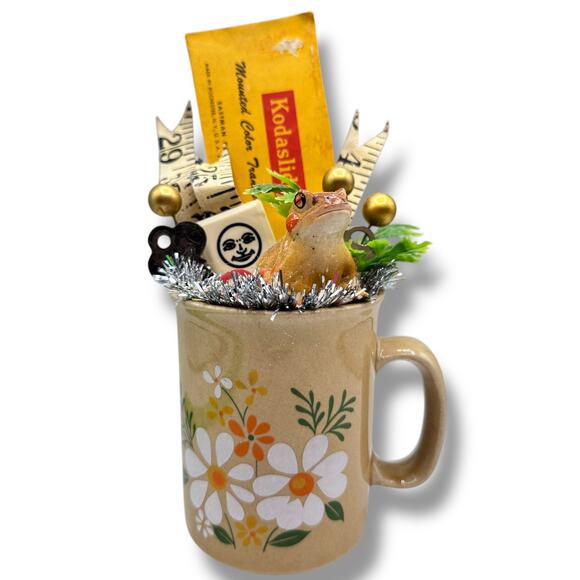 Photogenic Frog Vintage Assemblage Centerpiece Kodak - Retro - Picture 1 of 7